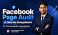 do a facebook page audit and meta ads strategy for your business growth