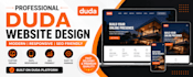 design and build website using duda website builder