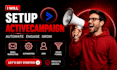 setup activecampaign CRM, automation and email flows