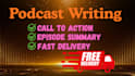 write SEO podcast show notes