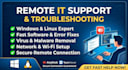 provide remote IT support and technical troubleshooting
