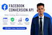 set up facebook pixel, capi, and server side event tracking