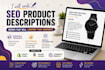 write seo product descriptions for ecommerce stores