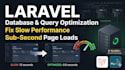 speed up laravel website and optimize database queries