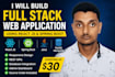 develop a full stack web application using react js, spring boot and mysql