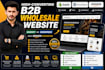 build a b2b wholesale website on shopify or wordpress with amazon integration