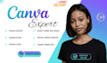design canva flyer, canva logo, canva template, and social media templates