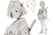 create anime character designs, fanarts, anime
