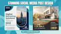 create eye catching social media post designs and ads