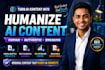 humanize ai content and SEO optimize text
