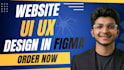 do figma website design, website ui ux design, ui ux design