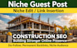 provide construction guest posts on high DR websites