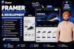 design and develop a modern framer website
