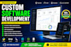 develop custom software solutions and web applications