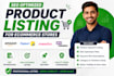 create SEO optimized product listings for ecommerce stores