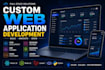 develop custom web application, saas, CRM, erp and dashboard