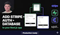 add stripe payments, authentication and supabase to your next js app