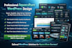 build wordpress website marine data website iot farm website n dashboards design