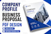 design professional company profile and business proposal
