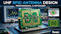 design uhf rfid antenna, long range tracking system and rf pcb