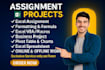 do urgent ms excel assessments, excel formulas, word and powerpoint assignments