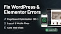 fix wordpress elementor errors and boost page speed optimization