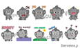 stickers moncugray cute monkey