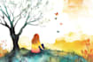illustrate digitally watercolor illustration