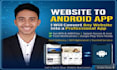 convert website to android app apk and aab