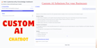 build a custom ai chatbot with rag, langchain and openai for your business