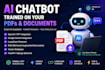 create a chatbot trained on your pdfs and documents