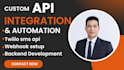 do API integration stripe API wordpress API, PHP API, firebase, supabase backend