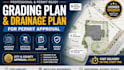 prepare grading plan, drainage plan for permit approval