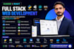 develop a full stack web application using django react