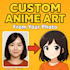 create custom anime art
