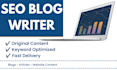 write SEO blog posts, articles and website content for your business