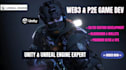 develop p2e, web3 game, integrate blockchain,2d and 3d unity, unreal engine game