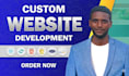 develop full stack website