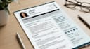 design a professional ats friendly resume and CV in canva