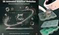 build 3d animated interactive webflow website, 3d web experience webgl, threejs