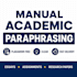 manually paraphrase and rewrite your academic content