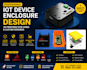 design iot device enclosures, 3d printable pcb cases, and custom housings
