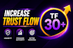increase trust flow tf 30 plus by dofollow SEO backlinks