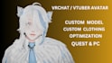 create 3d high quality vrchat avatar, optimize 3d avatar sfw, nsfw