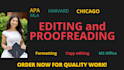 edit, proofread, rewrite and format your document in apa 7 style