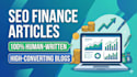 write SEO optimized finance articles and personal finance blogs