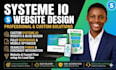 do systeme io sales funnel, systeme io landing page, systeme io website redesign