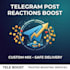 boost your telegram post reactions and engagement growth