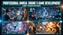 develop unreal engine 5 mobile VR and PC games for professional game development