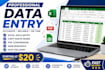 do accurate data entry, typing and copy paste work